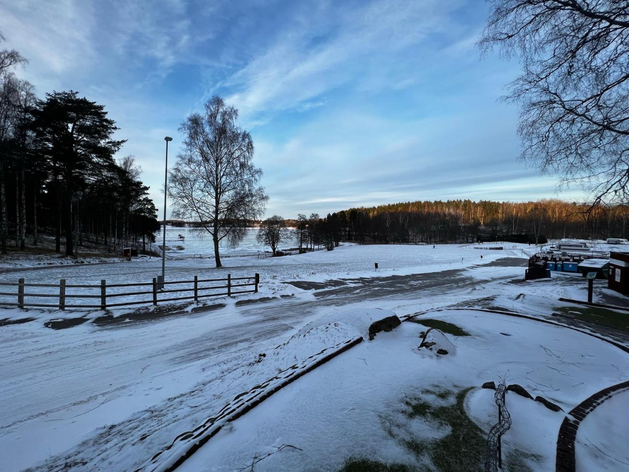 Malmkopings Bad & Camping Hotel Exterior foto