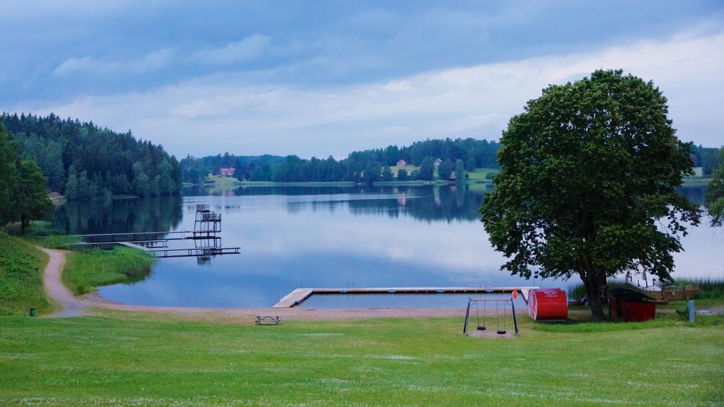 Malmkopings Bad & Camping Hotel Exterior foto